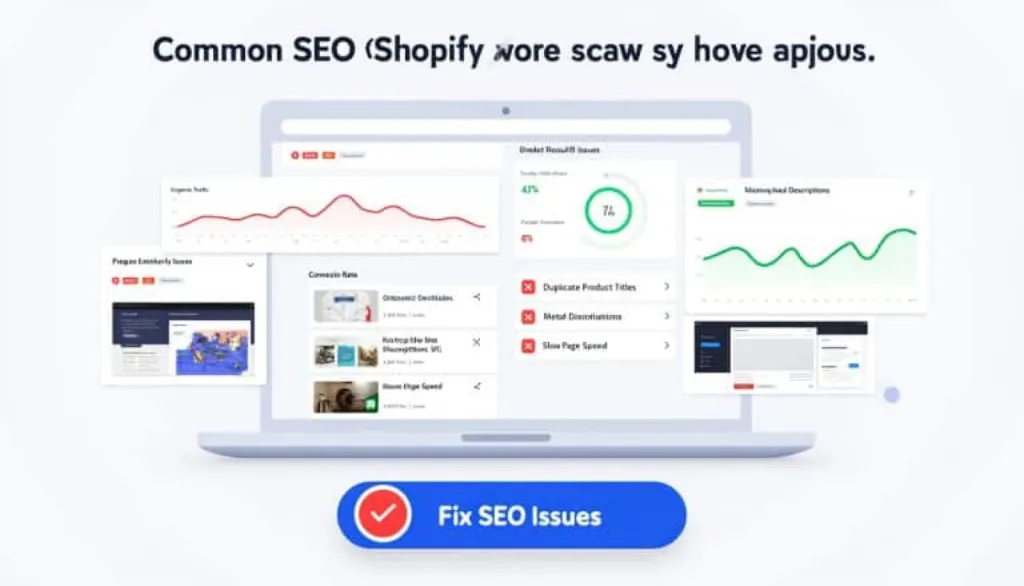 descubre los errores de seo más comunes que pueden afectar negativamente a tu tienda shopify. aprende cómo evitarlos y mejorar tu visibilidad en línea para aumentar tus ventas.