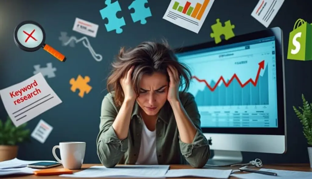 descubre los errores de seo más comunes que pueden arruinar tu tienda shopify. mejora tu visibilidad en línea y aumenta tus ventas evitando estos fallos fatales en tu estrategia de marketing digital.